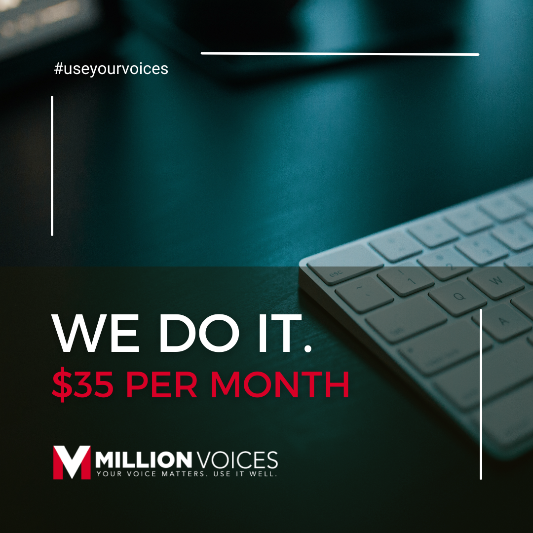 We Do It - $35.00 / MONTH