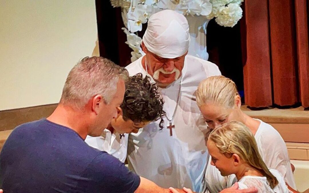Hulk Hogan Celebrates Baptism On Social Media
