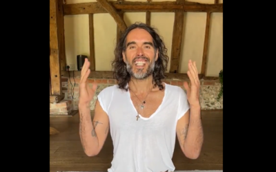 Russell Brand Baptized In River Thames
