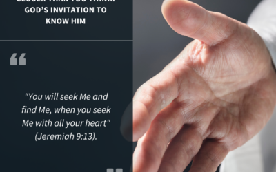 Closer Than You Think: God’s Invitation to Know Him