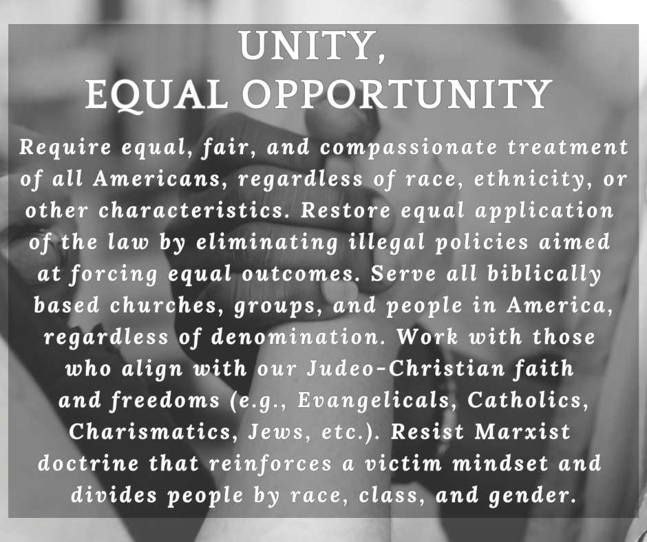 UNITY EQUAL OPPORTUNITY