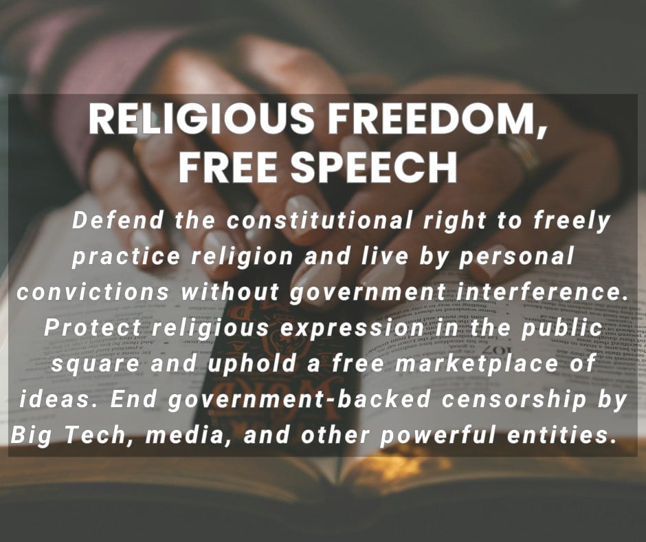 RELIGIOUS FREEDOM, FREE SPEECH