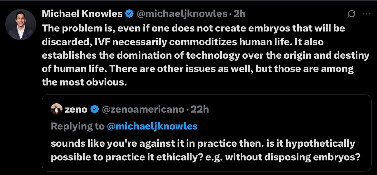 Michael Knowles Twitter Post