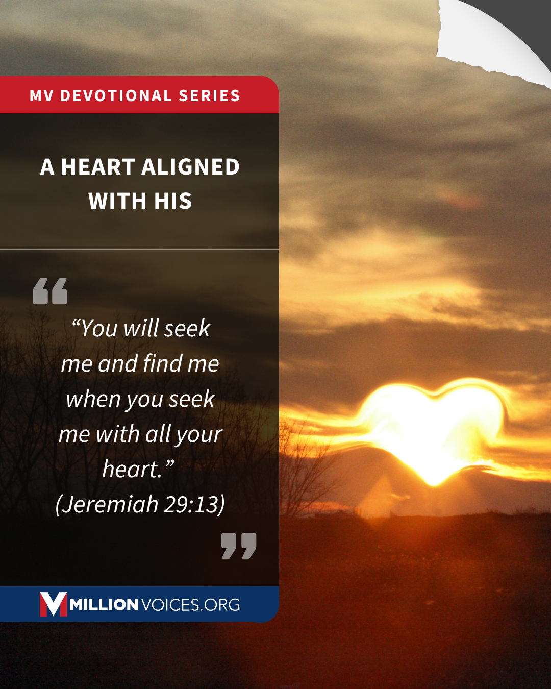 A Heart Aligned With His