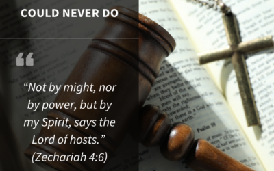 What the Law Could Never Do